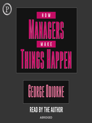 cover image of How Managers Make Things Happen